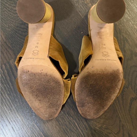 Loeffler Randall Coco Block Heels Bow Knot Slide - Picture 5 of 7